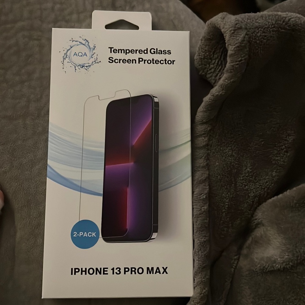 Tempered Glass Screen Protector for IPhone 13 Pro Max, 2-Pack